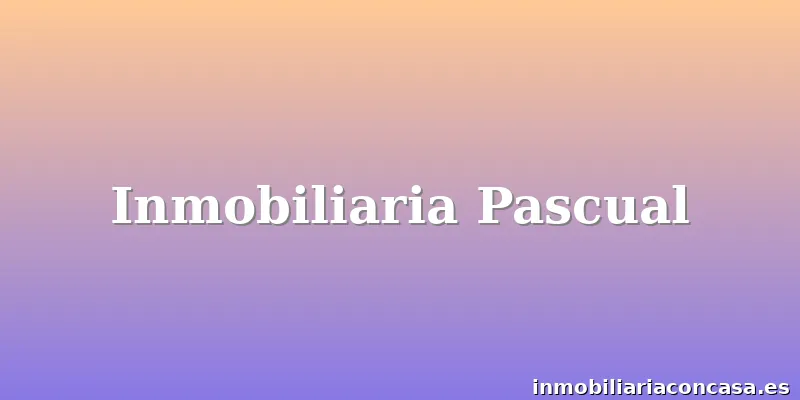 Inmobiliaria Pascual