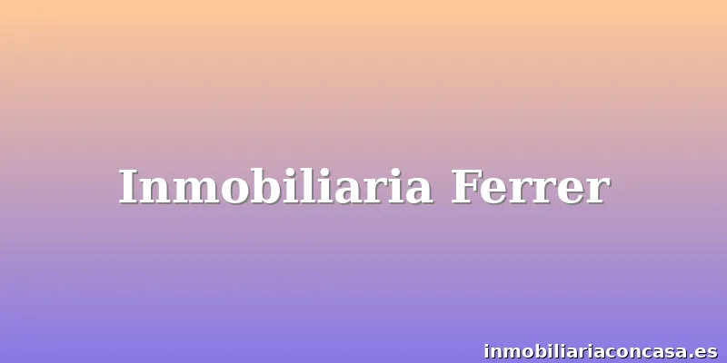 Inmobiliaria Ferrer