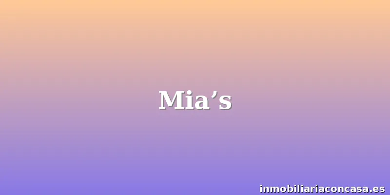 Mia’s