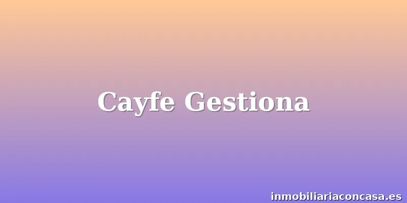 Cayfe Gestiona