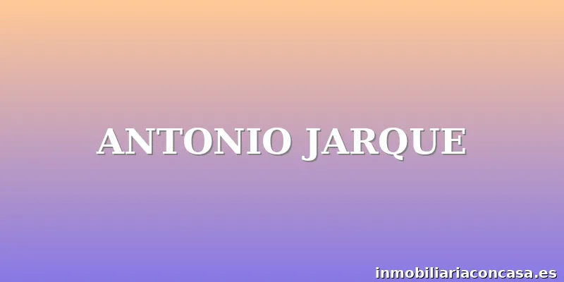 ANTONIO JARQUE
