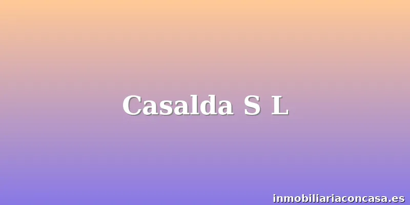 Casalda S L
