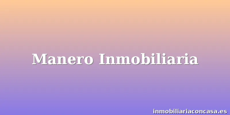 Manero Inmobiliaria