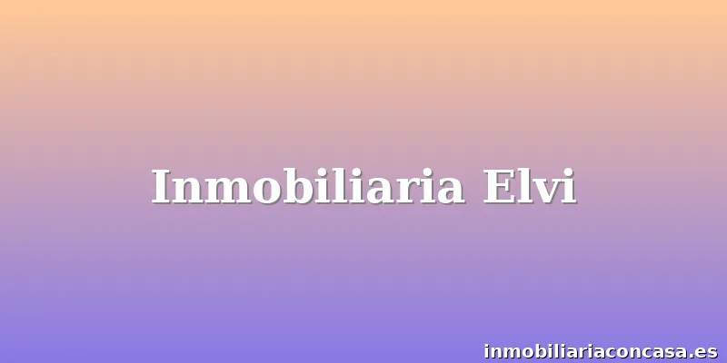 Inmobiliaria Elvi