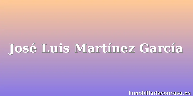 José Luis Martínez García