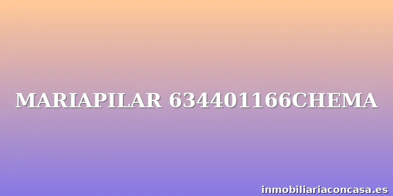 MARIAPILAR 634401166CHEMA