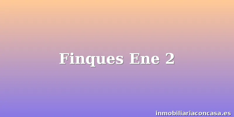 Finques Ene 2