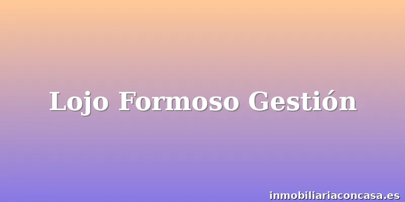 Lojo Formoso Gestión