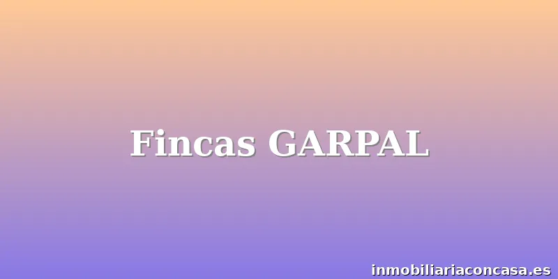 Fincas GARPAL