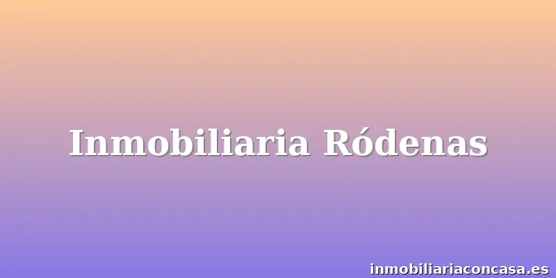 Inmobiliaria Ródenas