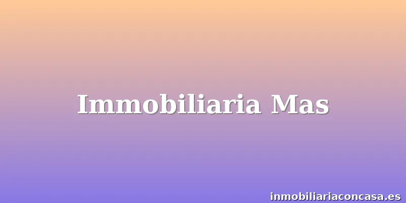 Immobiliaria Mas