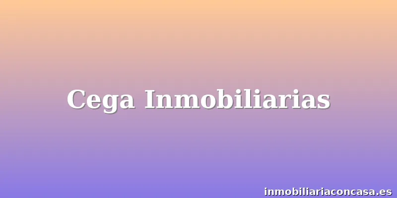Cega Inmobiliarias