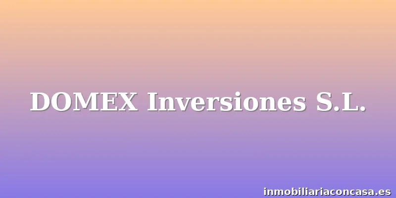 DOMEX Inversiones S.L.