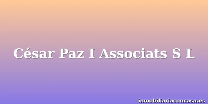 César Paz I Associats S L