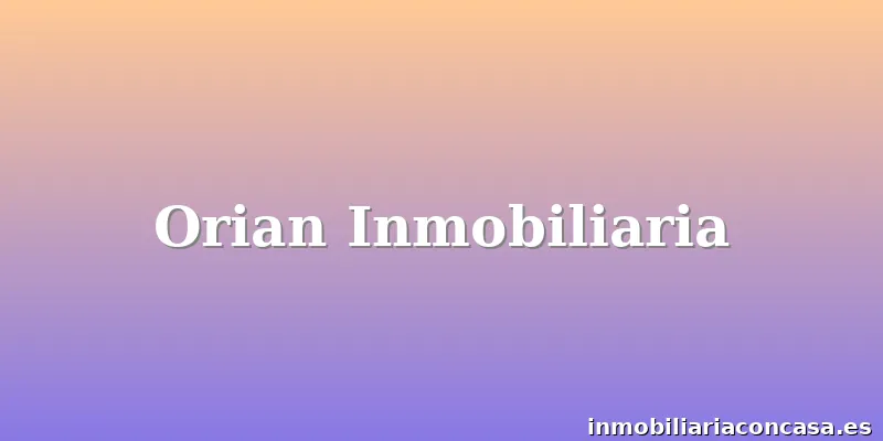 Orian Inmobiliaria