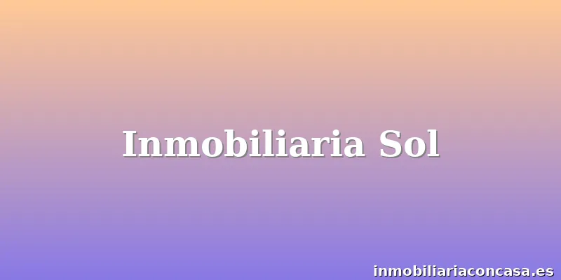 Inmobiliaria Sol