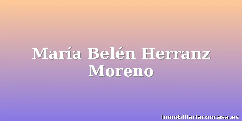 María Belén Herranz Moreno