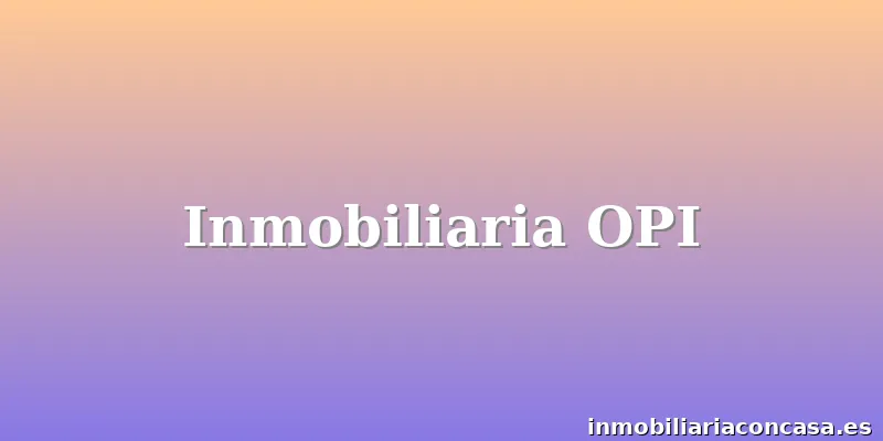 Inmobiliaria OPI