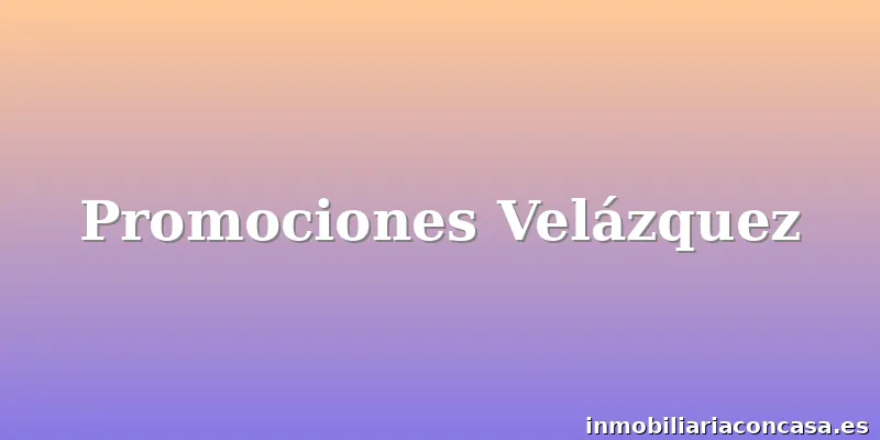 Promociones Velázquez
