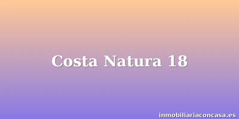 Costa Natura 18