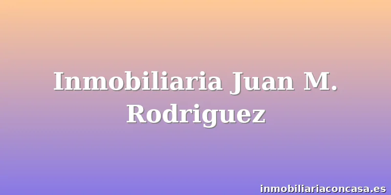 Inmobiliaria Juan M. Rodriguez