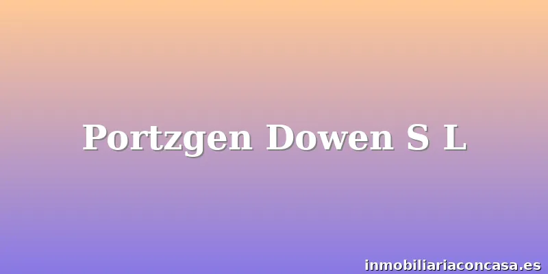 Portzgen Dowen S L
