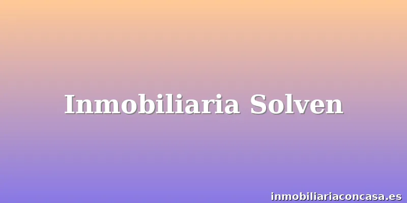 Inmobiliaria Solven
