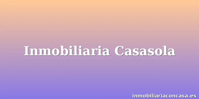 Inmobiliaria Casasola