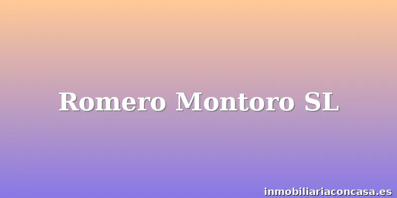 Romero Montoro SL