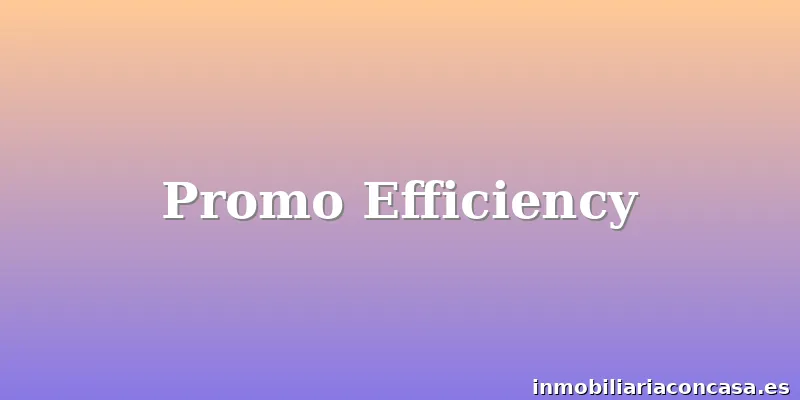 Promo Efficiency