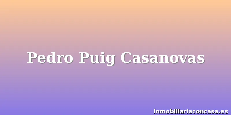 Pedro Puig Casanovas