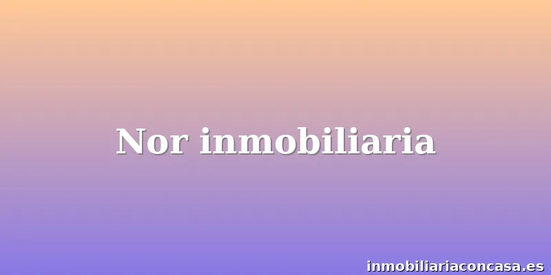 Nor inmobiliaria