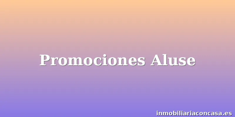 Promociones Aluse