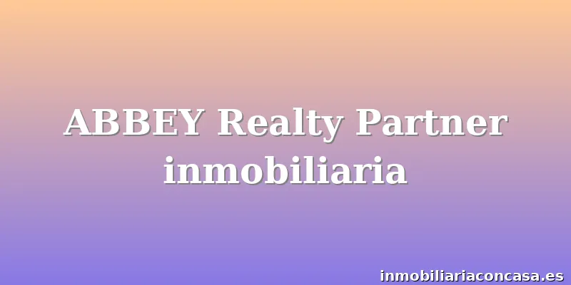 ABBEY Realty Partner inmobiliaria