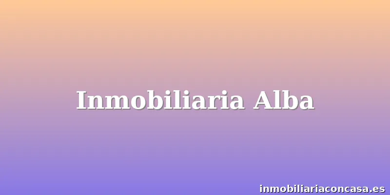 Inmobiliaria Alba