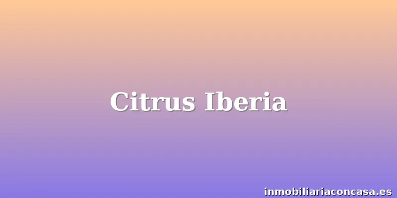 Citrus Iberia