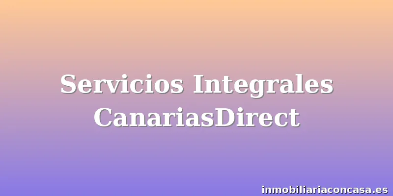 Servicios Integrales CanariasDirect