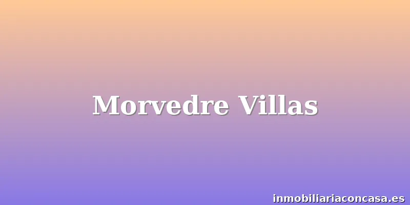 Morvedre Villas