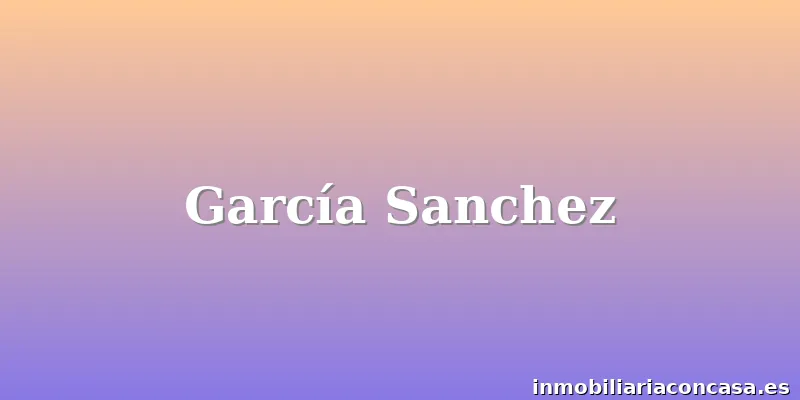 García Sanchez