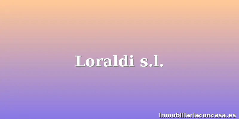 Loraldi s.l.