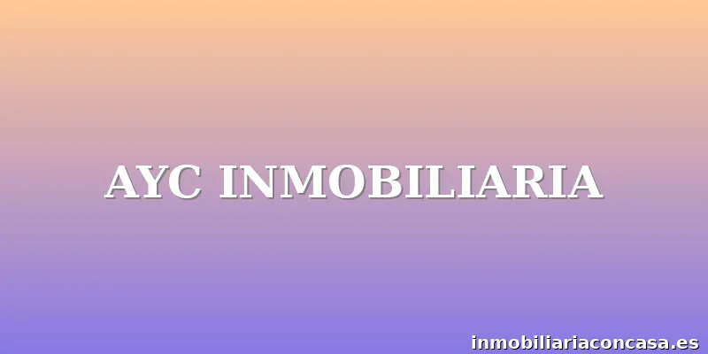 AYC INMOBILIARIA