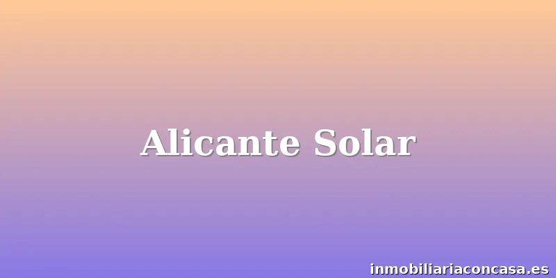 Alicante Solar