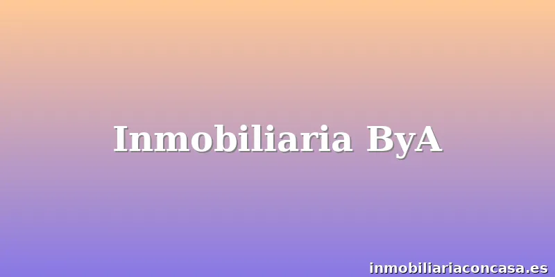 Inmobiliaria ByA