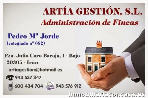Artía Gestión, S.L. (administración de Fincas)