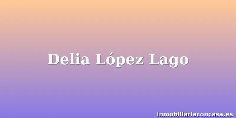 Delia López Lago