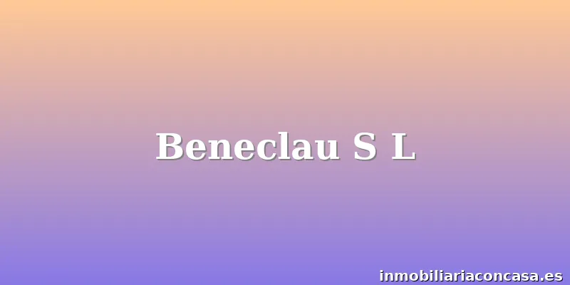Beneclau S L
