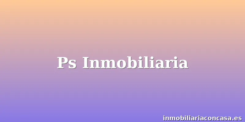 Ps Inmobiliaria