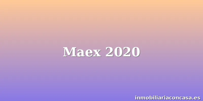 Maex 2020