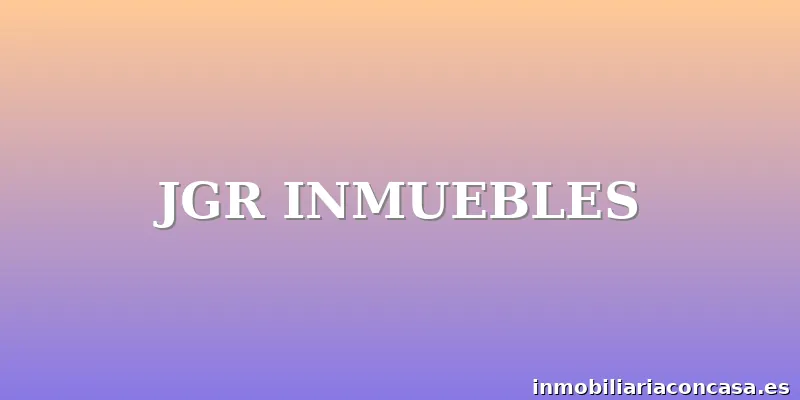 JGR INMUEBLES