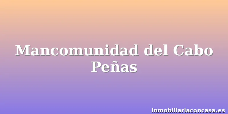 Mancomunidad del Cabo Peñas